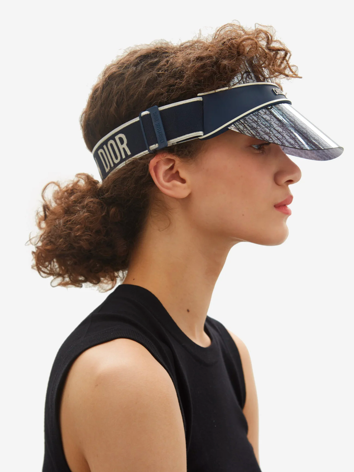 Visera Christian Dior Azul logo – Simar & Co